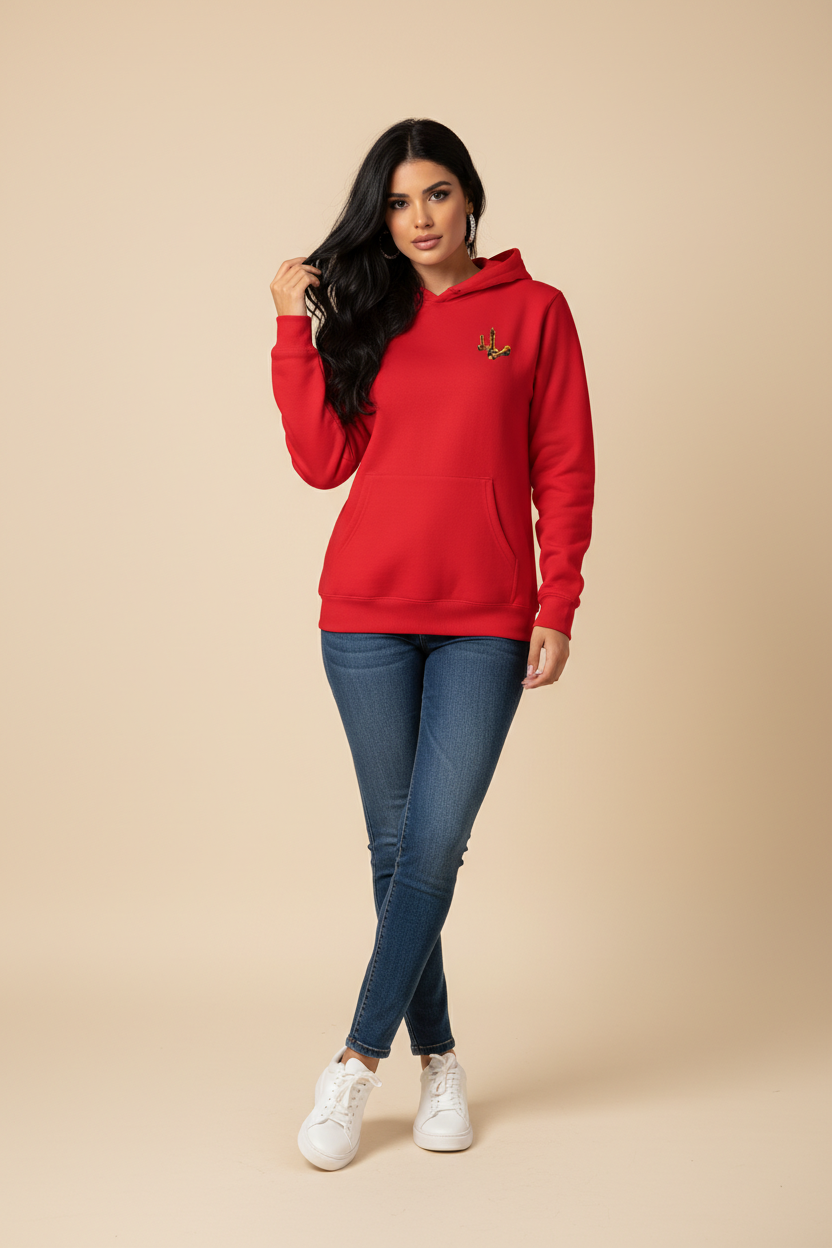 Financial Literacy Hoodie – Red